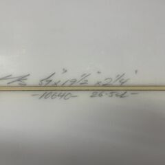 サーフボード ① ステイシー 5'7" 19 1/2 2 1/4 26.5CL 基本引き取り限定 神奈川県横須賀市の画像