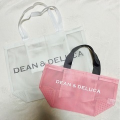 新品未使用】DEAN & DELUCA メッシュトートバッグ ホワイト