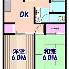 🉐初期費用８万円🙂２ＤＫで家賃４８０００円！都内へ４０分の東武野田線鎌ヶ谷駅徒歩１５分！ - 不動産