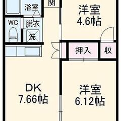 🉐初期費用８万円🙂２ＤＫで家賃６万円♪大手町へ３０分の東葉高速鉄道飯山満駅徒歩１１分！ - 不動産
