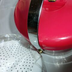 ③●ミラクルクーラーポット、●珍しい真っ赤色です、レトロポップ　●昭和レトロで作りが丈夫　アンティーク ミラクルポット　MIRACLE POT 、状態良。箱は傷み有、★お手数をおかけしますプロフィール必読ですの画像