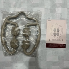 マッサージローラー 筋膜ローラー リングマッサージャー 筋膜リリース グレージュの画像