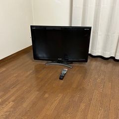 【ジャンク】2010年製 AQUOSテレビ／通電OK・B-CASなし・パーツ取り用に の画像