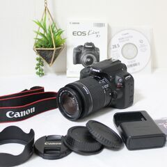 超美品✨ canon kiss x7 標準レンズセット 初心者セットの画像