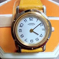16日迄特別価格42000円。美品。HERMES　エルメス　クリ...