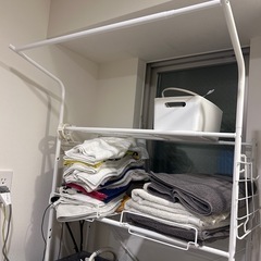 受け渡し予定者決定　　洗濯ラックの画像