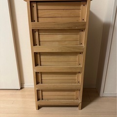 木製　収納棚　ヴィンテージの画像