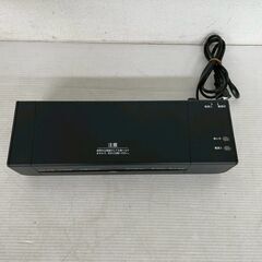 オーロラジャパン ラミネーター LM411HK 100V A4まで対応 100ミクロン ラミネート 事務用品 本体のみ 動作確認済 ブラック Y1682の画像