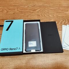 [美品]OPPO Reno7 A SIMフリー 128GB スターリーブラック CHP2353 スマホの画像