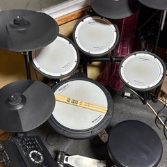 ローランドTD-17KV-S 電子ドラム&イス&ライドシンバル&...