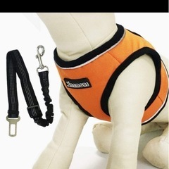 ❤️人気商品❤️ 犬用ハーネス 胴輪 首輪 Sサイズ着脱簡単の画像
