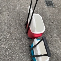 お話し中✴︎Coleman ホイールクーラーボックスの画像