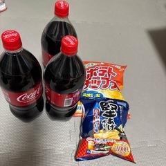 コーラ とお菓子