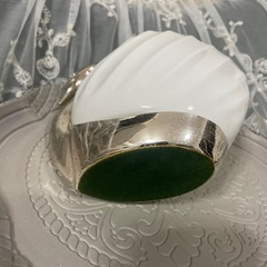 アンティーク調　白鳥　スワンの小物入れ　花瓶の画像