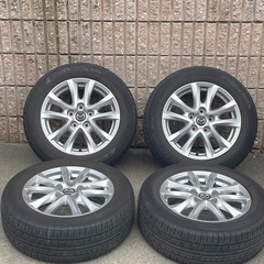 アクセラスポーツ純正205/60r16 タイヤホイールセット マ...