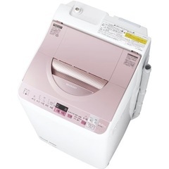 シャープ タテ型洗濯乾燥機 穴なし槽 5.5kg ピンク ES-TX5A-P ピンク
