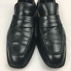 FRATELLI ROSSETTI/フラッテリロセッティ　コインローファー/モカシン〈黒/BLACK/ブラック〉size40　25.0前後/メンズ/loafer shoes〕/men's 菅NO.WZF-152の画像