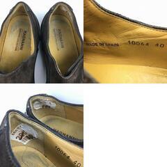 試着交換OK！MAGNANNI/マグナーニ　スウェード　ダブルモンクストラップ　ビジネスシューズ　size40　25.0程度/メンズ//men's 菅NO.WZD-162の画像