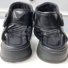 サンダル　ブラック　14.5cmの画像