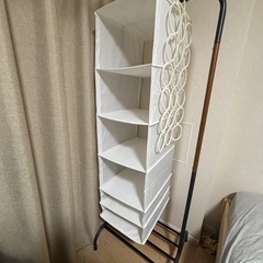 全部お譲り！NITORI ハンガーラック+ IKEA 吊り下げ収...