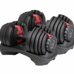 新品　ダンベル　バーベル 可変式ダンベル24kg×2 合計48kg 