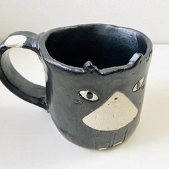 【新品】黒猫マグカップの画像
