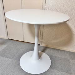 円形ダイニングテーブル(ホワイト)
