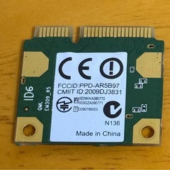 mini pcie wifiモジュールの画像