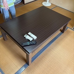 山善　コタツ　リビングコタツ　120✖️80