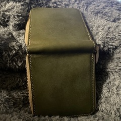 👛美品栃木レザー二つ折り財布の画像