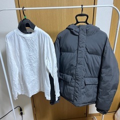 nano universe ダウンジャケット ロンT セット