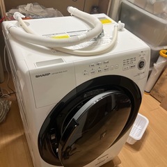 ②美品　シャープ　右開き　ES-S7F-WR  2022年購入　...
