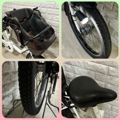🌸美品🌸室内保管🌸パナソニック 電動自転車 ギュット 子供乗せ  🌈新基準🌈k106の画像