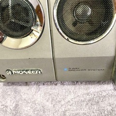 昭和レトロ★箱型スピーカーTS-X10.パイオニア・ロンサムカーポーイ中古品の画像