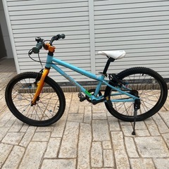 廃盤モデルヨツバサイクル ジュニア　子供　自転車 水色　22インチ