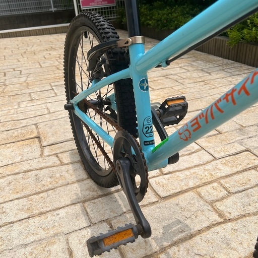 廃盤モデルヨツバサイクル ジュニア　子供　自転車 水色　22インチ