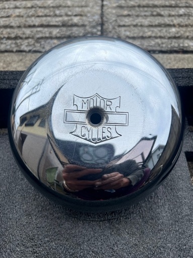 ハーレー　純正？　エアクリーナーカバー　ヴィンテージ　メッキ