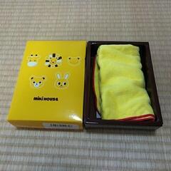未使用ミキハウス箱入りハンカチ