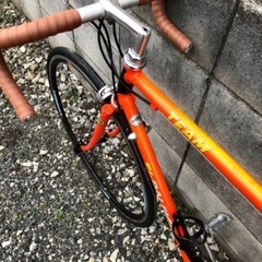 【極美品・送料込み】ラレー　2018 CARLTON チームTI  カンパ　20速　クロモリ 　ロードバイク　CT570mmの画像