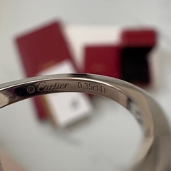 カルティエ❤️バレリーナ❤️婚約指輪の画像