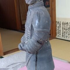 秦始皇帝陵兵馬俑　秦俑博物館　兵士像（レプリカ）の画像