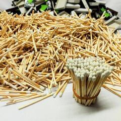 大量！未使用マッチ　4000本　実験、工作、アート、キャンプ、YouTube素材の画像