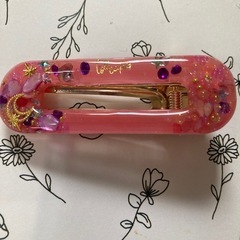 17手作りレジン髪留めクリップの画像
