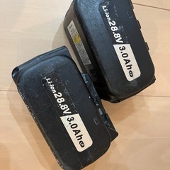 パナソニック　リチウムイオン電池パックの画像
