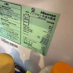 2022年ハイセンス冷蔵庫　美品の画像