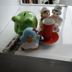 レトロな貯金箱　陶器製などまとめ売り