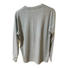 ユニクロ エアリズム 長袖Tシャツ S グレー メンズ 春夏 吸汗速乾の画像