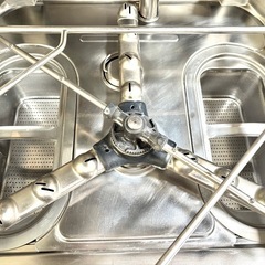  食器洗浄機 ホシザキ JWE-680A 業務用 都市ガス 厨房機器 60Hz ガスブースター付 食器機ラック 食洗機の画像