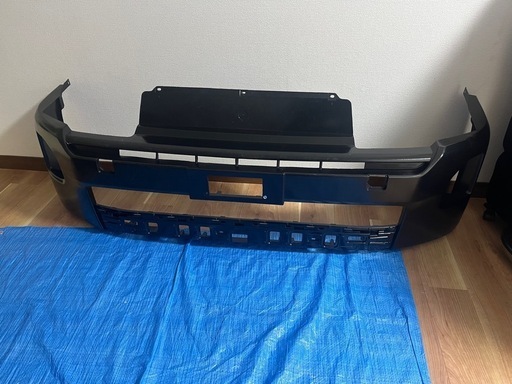 純正タイプ ハイエース　ワイド フロントバンパー 塗装済み　 209 ブラック
