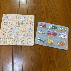 働く自動車＆アルファベット  パズル